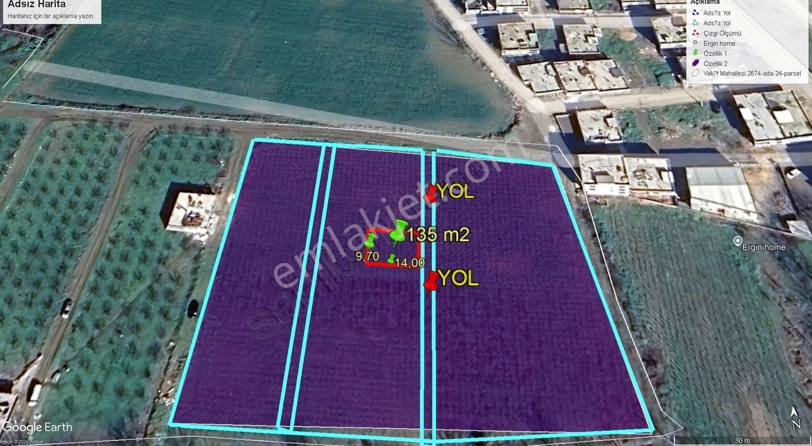 Vakıfta 135 M2 Vakıf Kent Parkı Karşısında Satılık Taahhütnameli