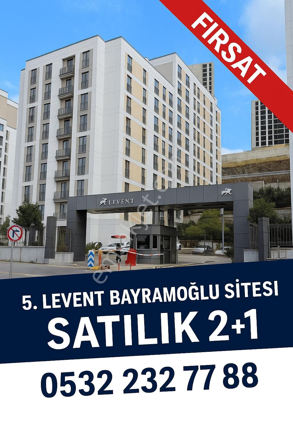 🏡 5. Levent Bayramoğlu Sitesi'nde 2.kat Satılık Yatırımlık Daire!
