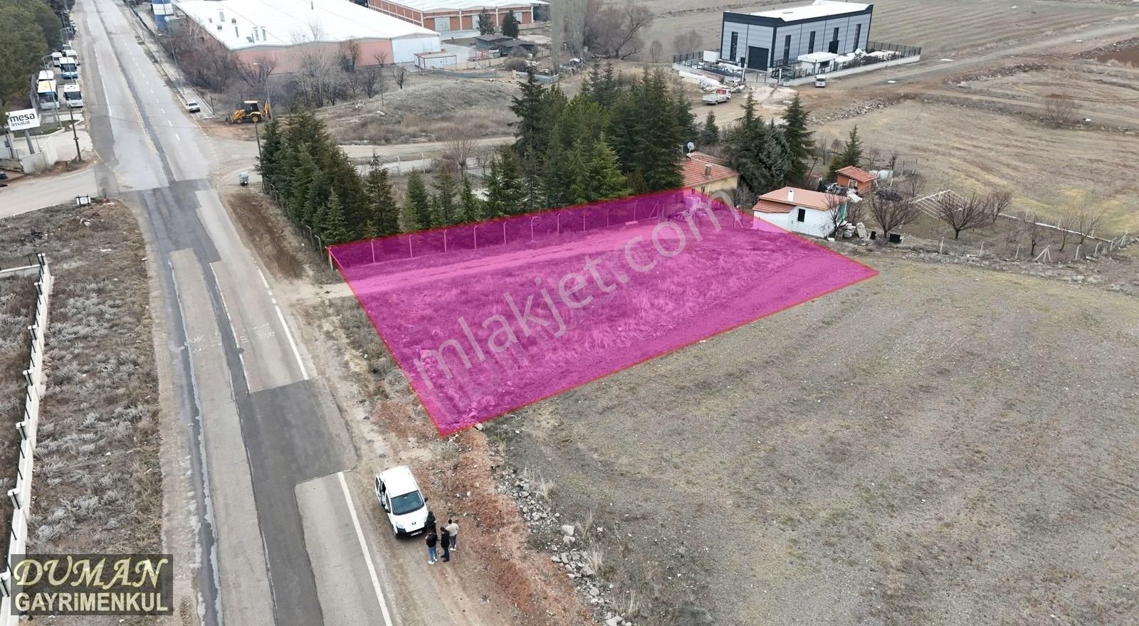 Duman'dan Kayı Caddesine Cepheli 639m² Ticari+konut Satılık Arsa