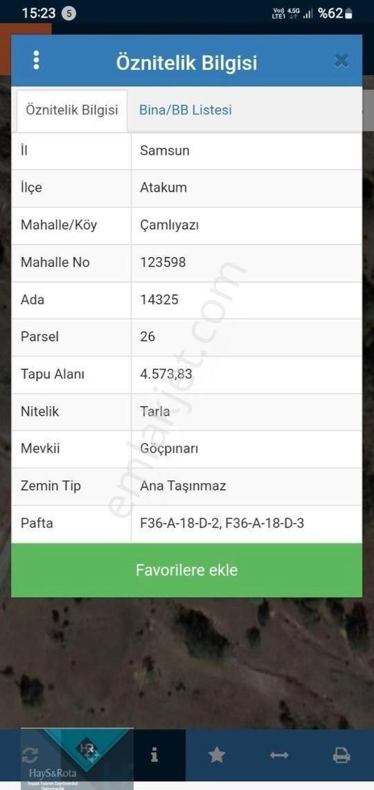Doğa İçinde Deniz Manzaralı Çamlıyazı Da Satılık Fırsat Tarla!!!