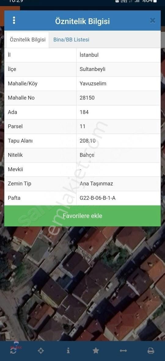 Yavuz Selim Mah.net 208 M2 Konut İmarlı Arsa