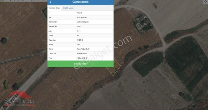Özkardeşler Yatırım'dan Tek Tapu 1.464m2 Arsa & Kurulu Evi Var..