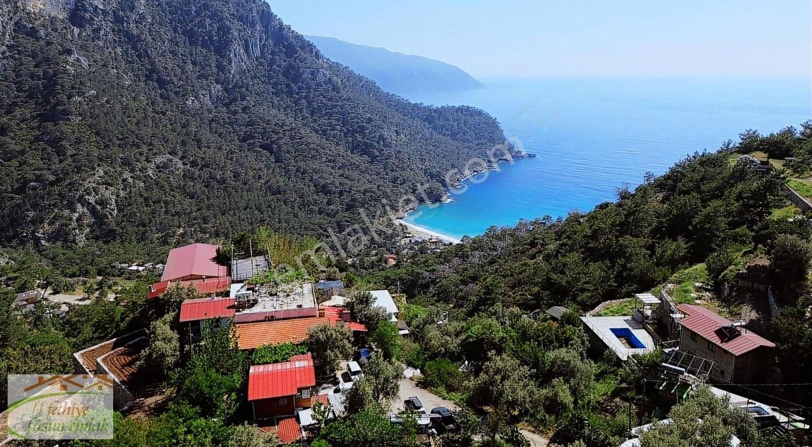 Füsun Emlak'tan Faralya Kabak Koyu Ve Deniz Manzaralı Arazi
