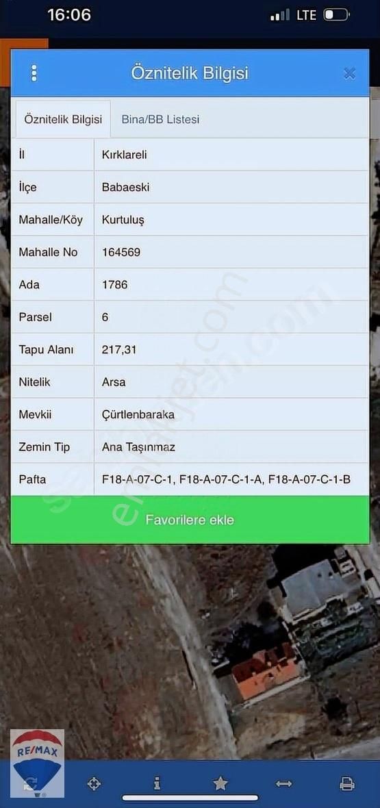 Babaeski Kurtuluş Mahallesi Satılık Arsa