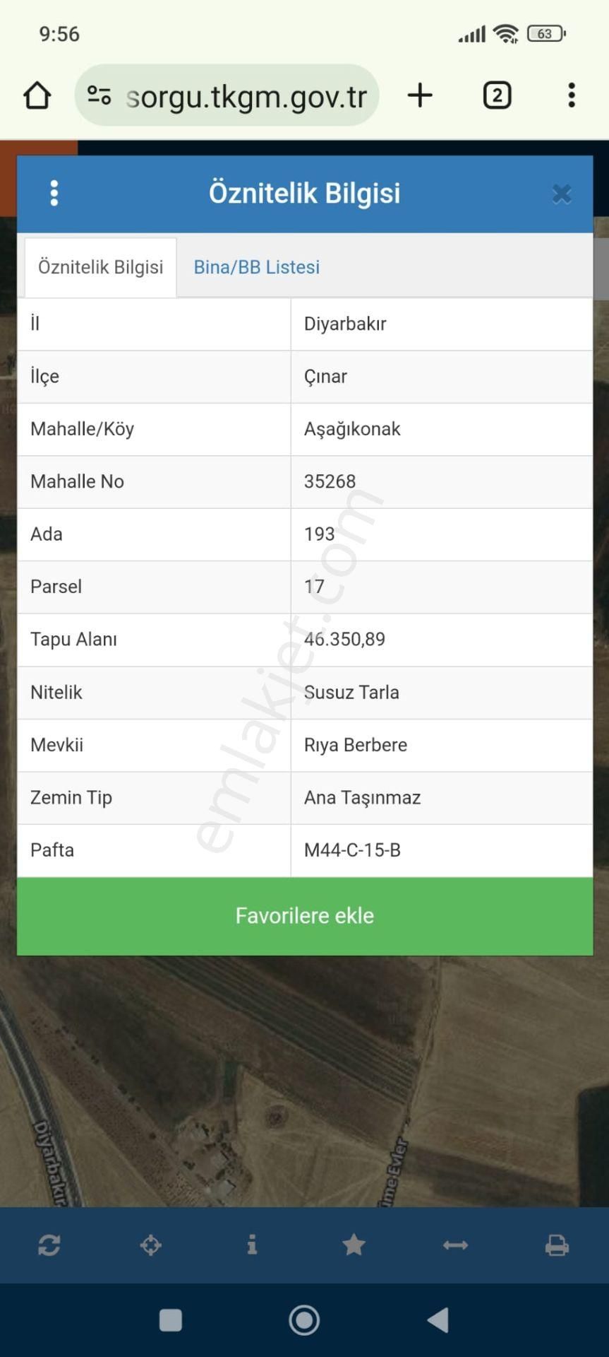 Grand Group'tan Çınar'da Yatırımlık Satılık Arsa