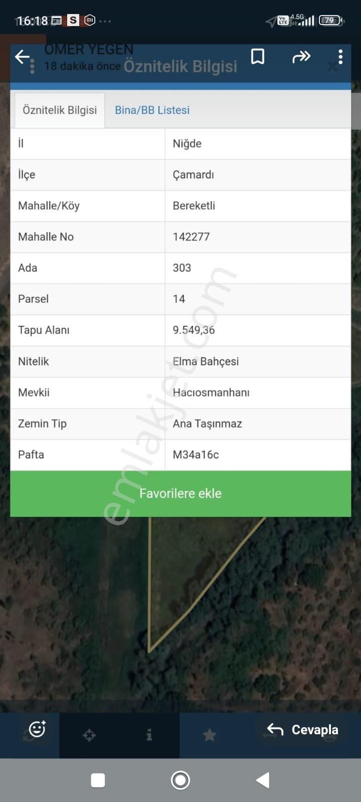 Yol Dibi 9.500m2 Hazır Bahçe