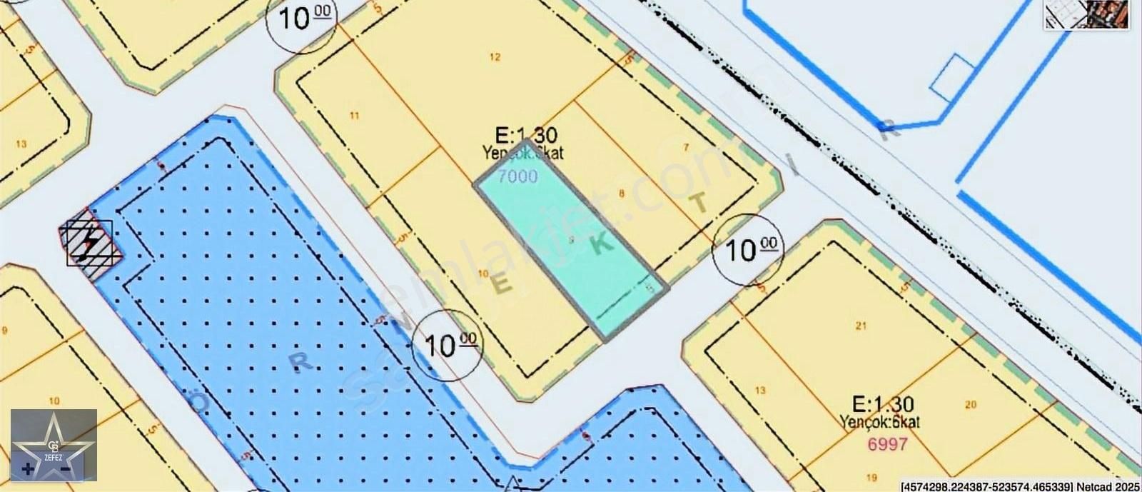 İlkadım Derecik Gökdelenler Mevki 773m2 6 Kata İmar Satılık Arsa