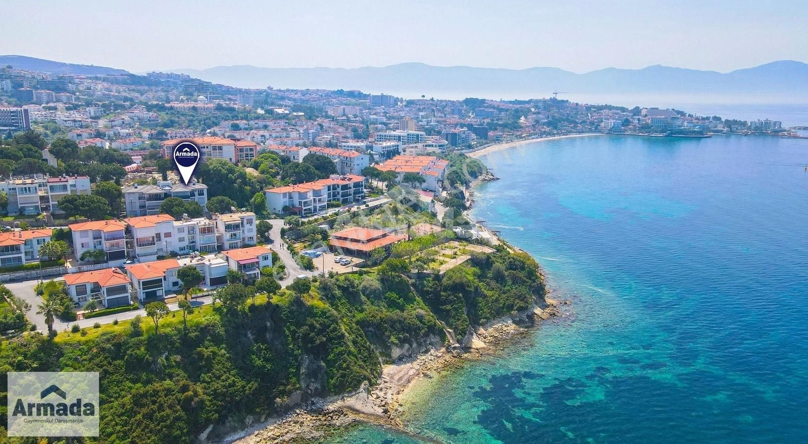 Kuşadası Kadınlar Denizi'nde Deniz Manzaralı 3+1 Satılık Daire
