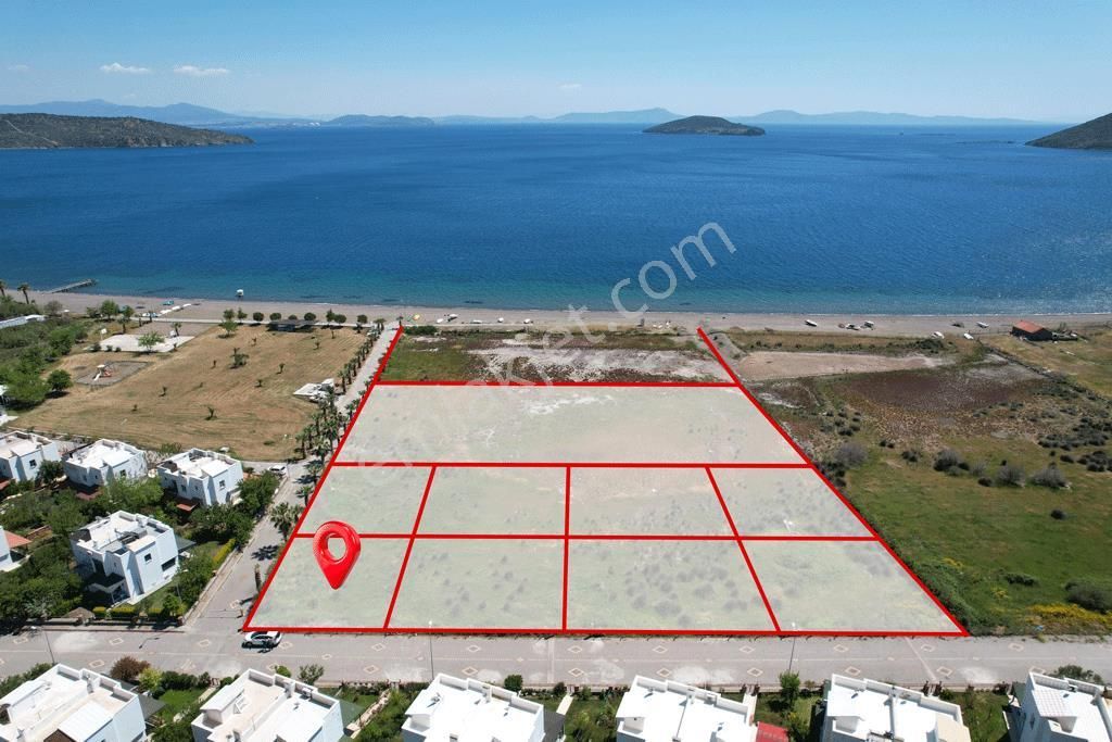 Dikili Denize 50m, Villa İmarlı, Müstakil Tapulu, Manzaralı Arsa