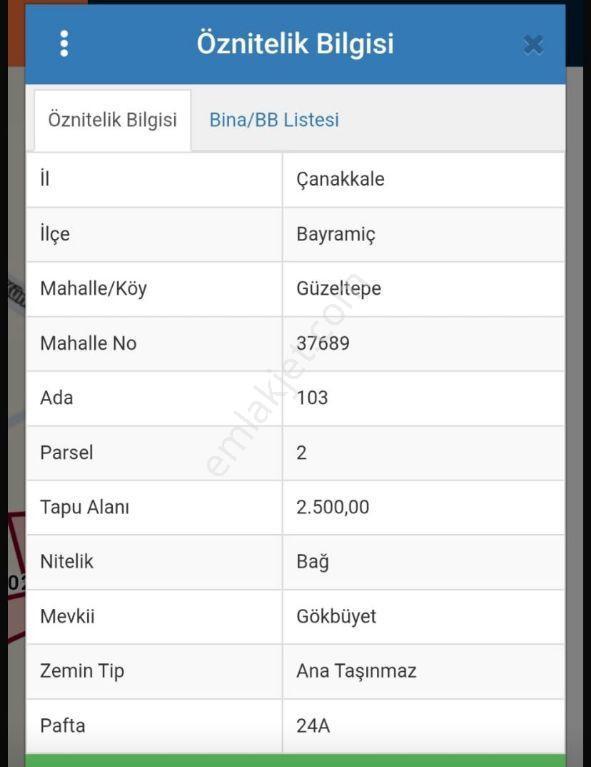 Bayramiç Guzeltepe Köyünde Satılık - Görsel 3