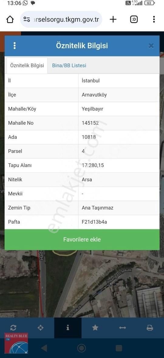 Ömerli'de İki Taraftan Caddeye Cephe Satılık Sanayi Arsası