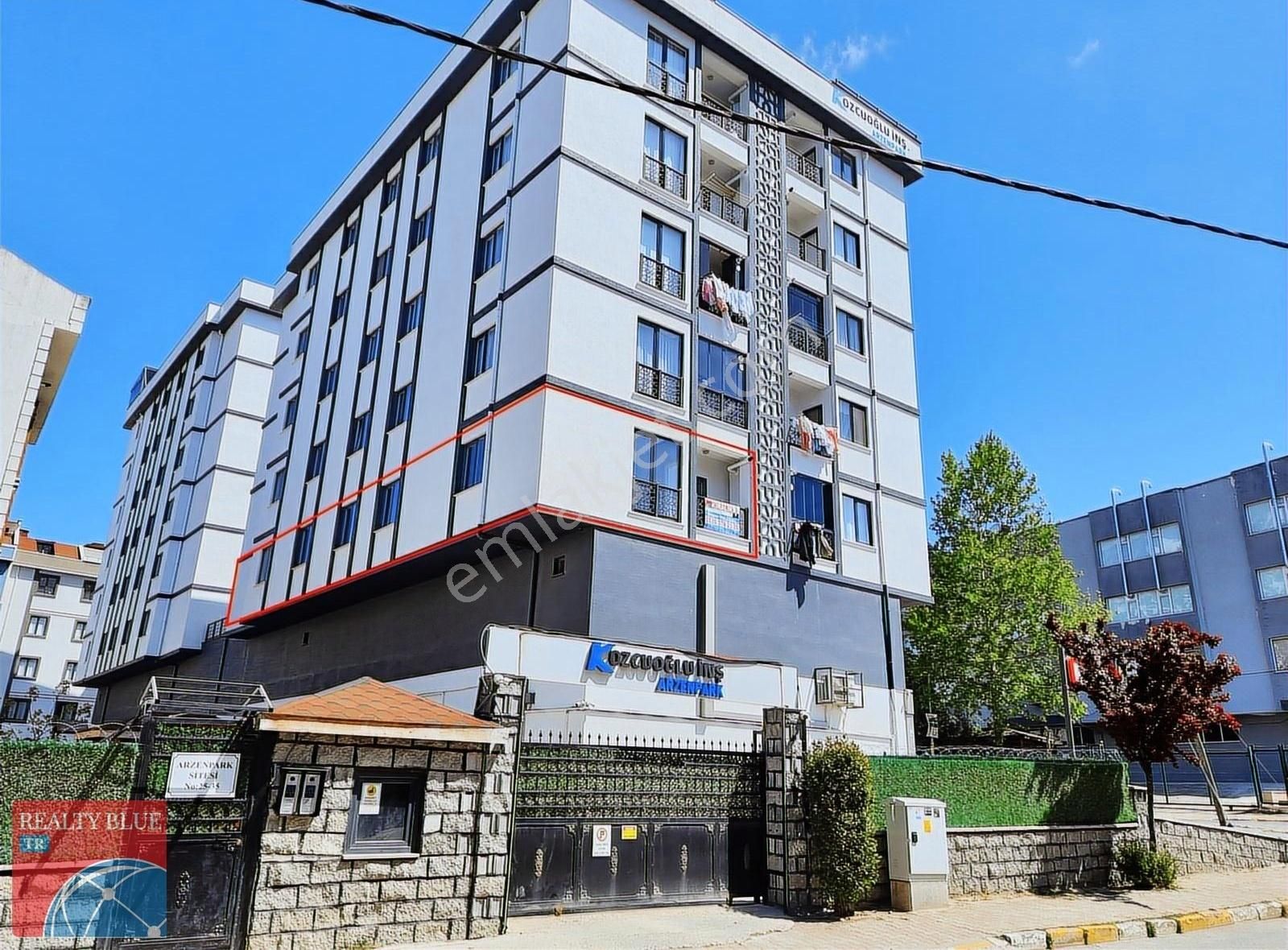 Battalgazi Mah. Arzen Park Sitesinde Geniş 3+1 Kiralık Daire