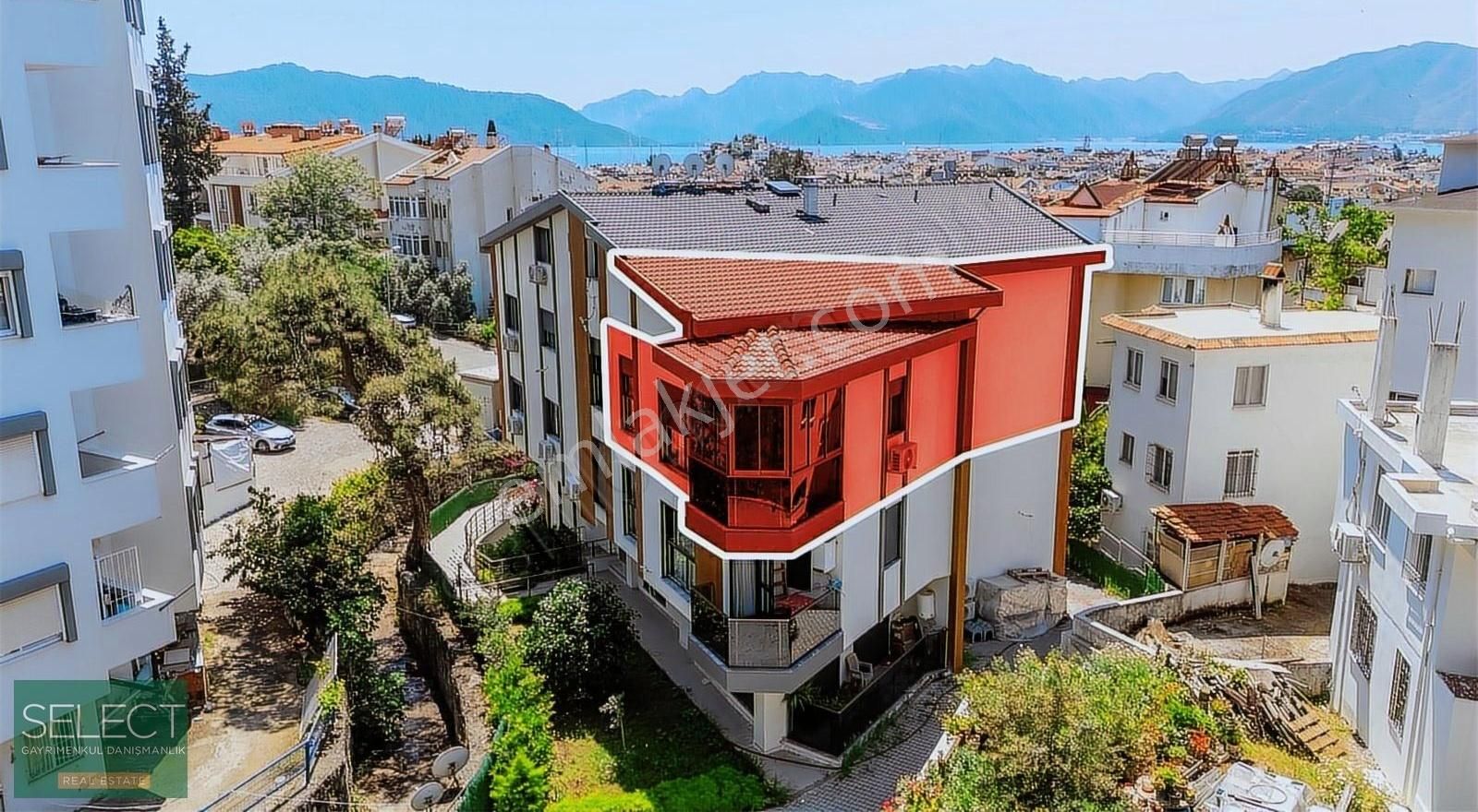 Marmaris Sarıana Mahallesi'nde, 4 Yaşında, Satılık 2+1 Daire