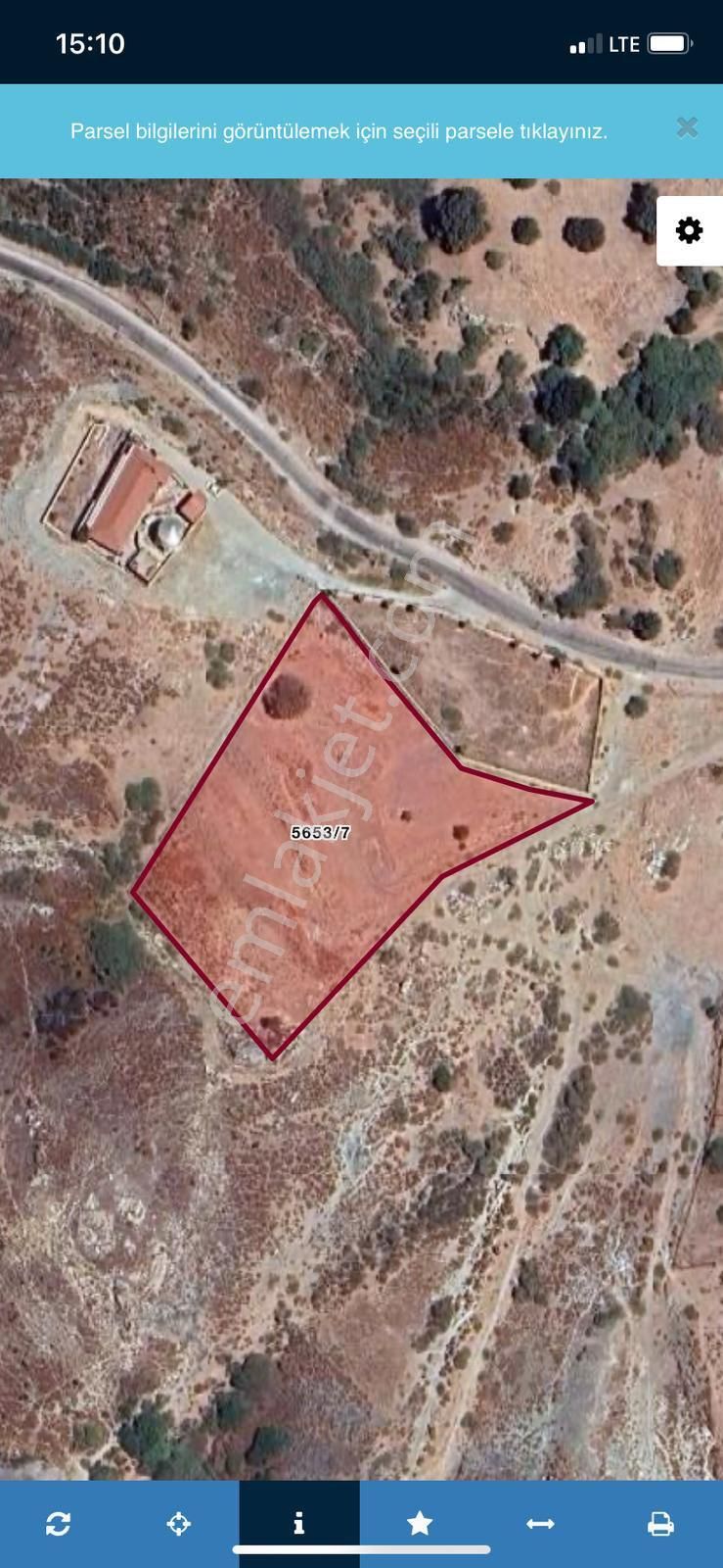 Burax Emlaktan Seferihisarda Tek Tapu 6367 M Kare Ham Toprak Arazi