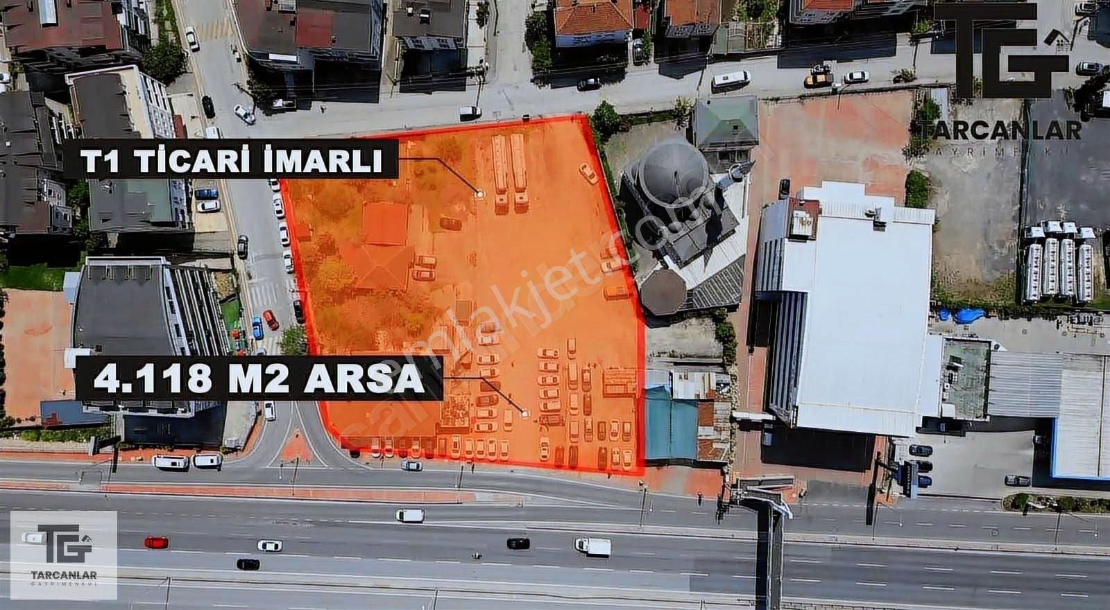 Tarcanlar'dan D-100 Cepheli Prestijli Ticari Arsa