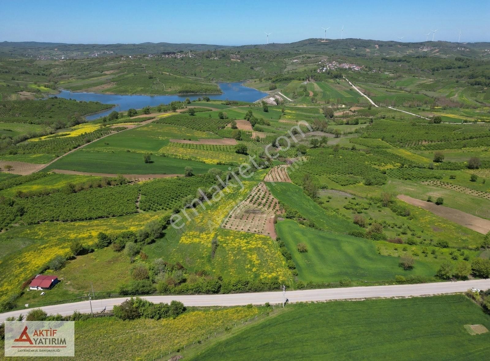 Hediyeli Mahallesi Göl Manzaralı 1748 M2 %5 İmar Fındıklık