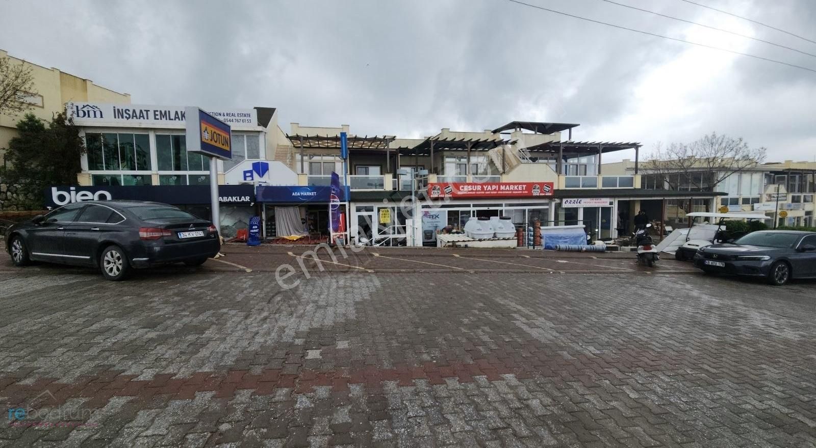 Bodrum Adabükü'nde Ticari İmarlı Merkezi Konumda 65m2 Dükkan