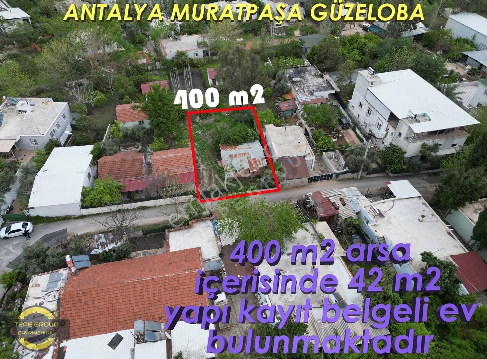 Muratpaşa Güzeloba'da 400m2 Arsa İçerisinde Satılık Müstakil Ev