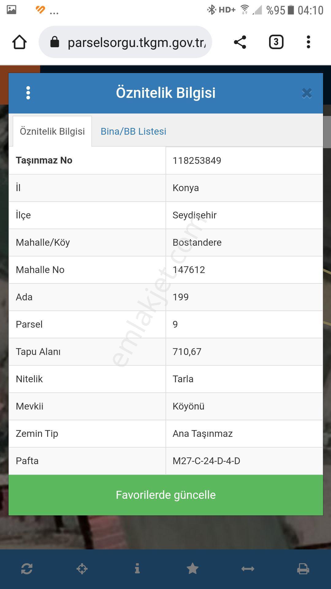 Seydişehir Bostandere Köyiçi 710 M2 - Görsel 7