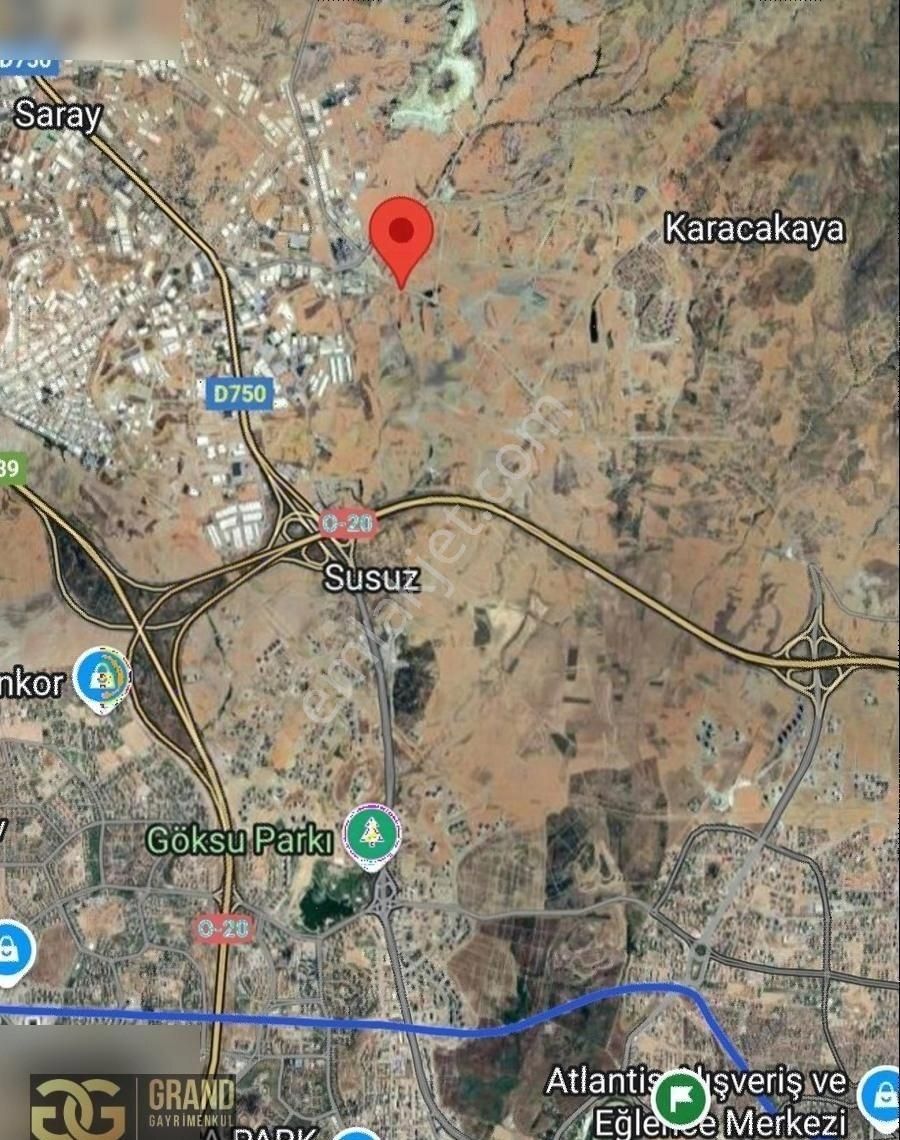 Grand'dan -susuz Bölgesinde- Yatırıma Uygun 400 M² İmarlı Arsa !