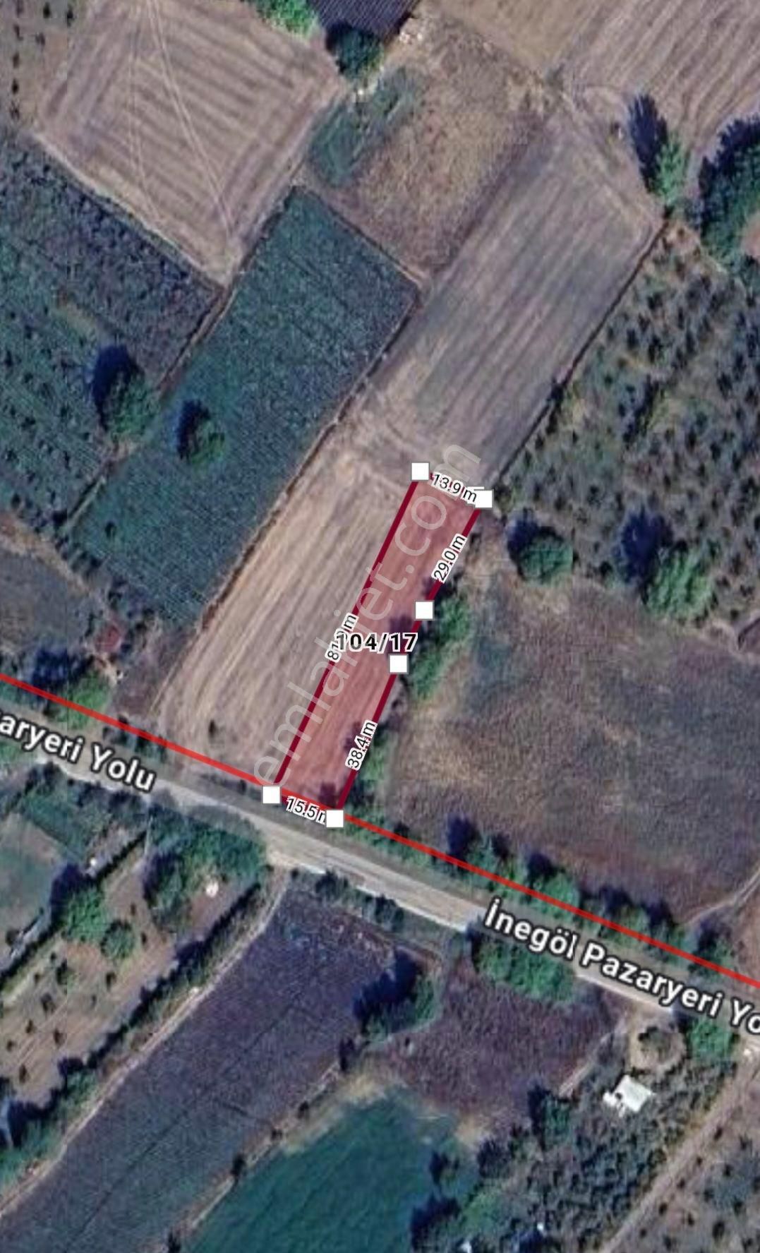 Roma' Dan Küçük Yenice' De Satılık Tarla