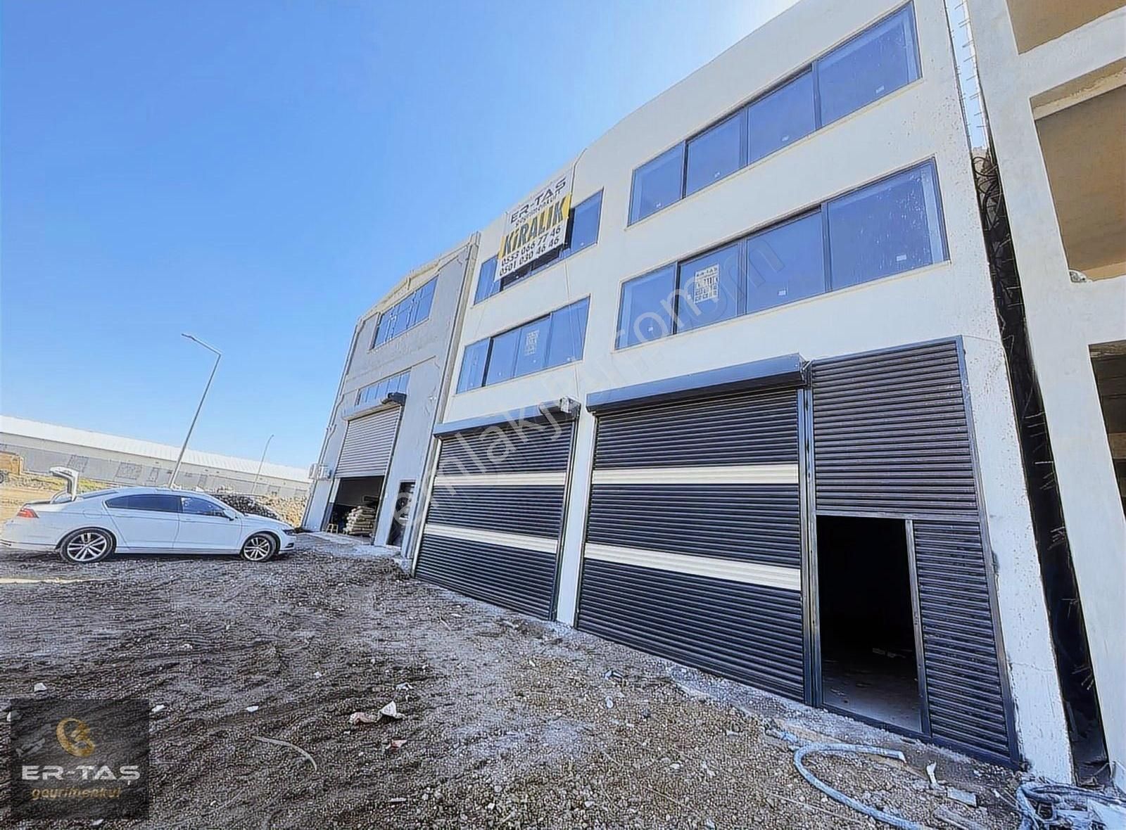 Er-taş Tan Yeni Sanayide İçi Dışı Yapılı Panjurlu Kiralık Dükkan