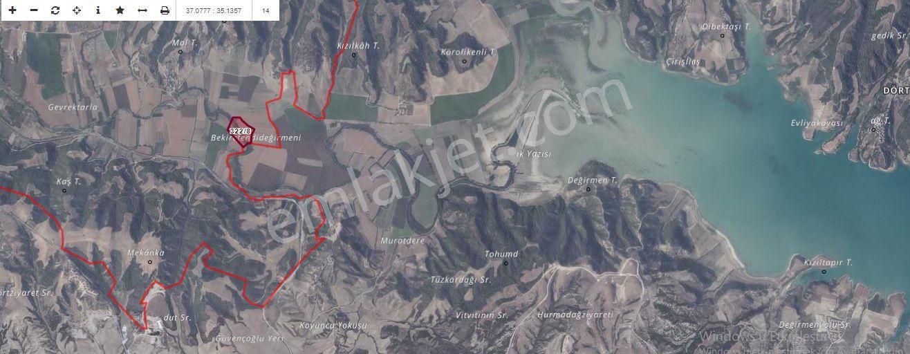 Süper Yatırımlık Tek Tapulu Çukurova Pirili 5140 M2 Hisse 322 Ada 8 Parsel M2 1150tl