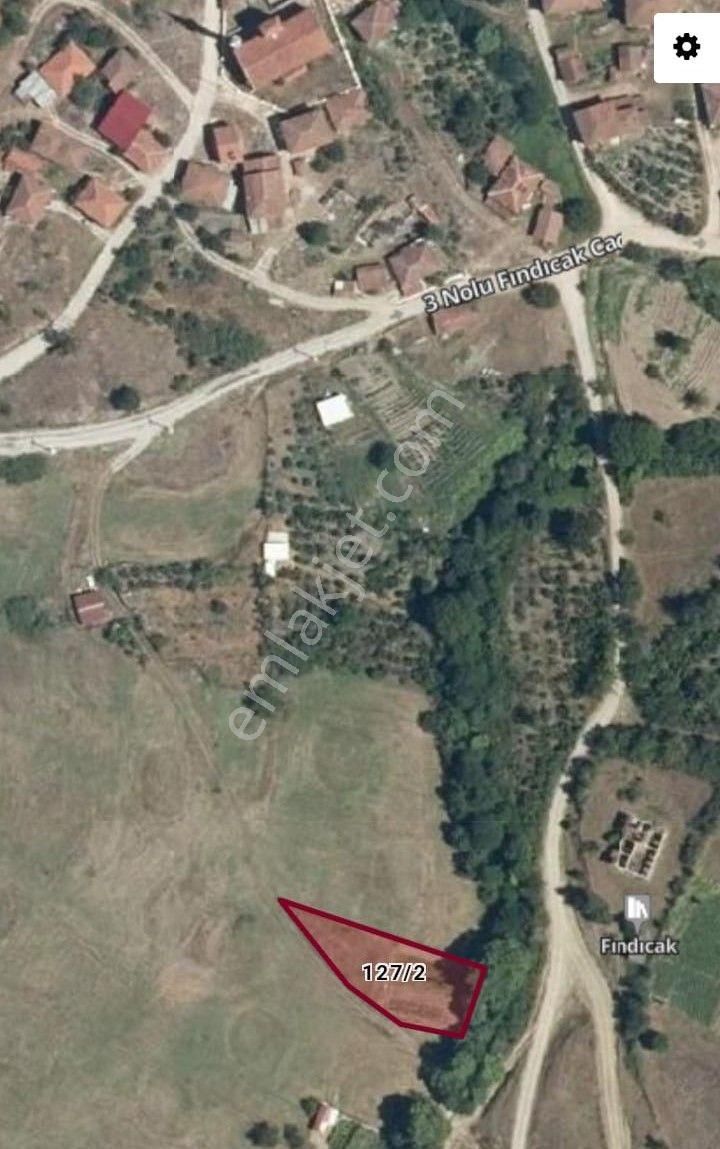 Gemlik Fındıcak'ta Dere Kenarı 800m2 50 M2 Si İmarlı Tarla - Görsel 9