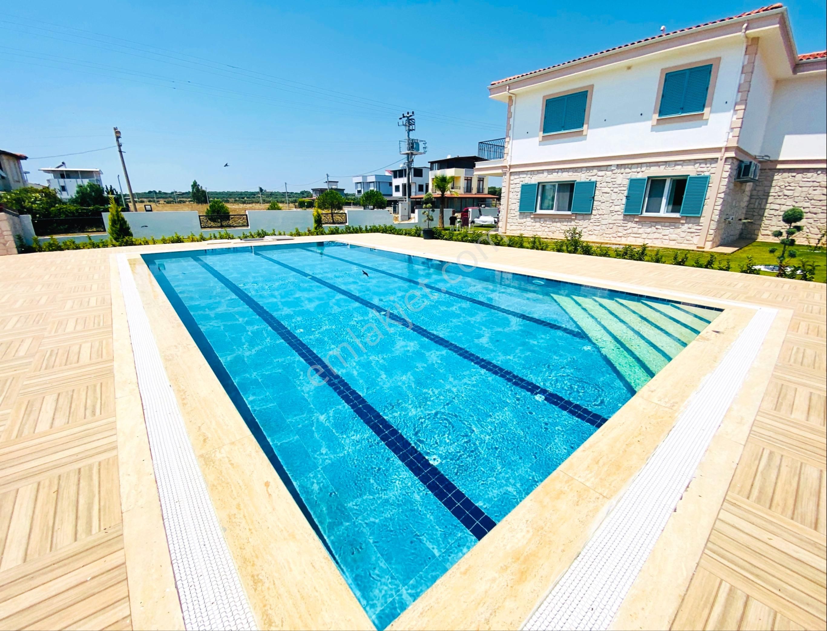 Didim Fevzipaşada Denize Yürüme Mesafesinde Havuzlu Daireler - Görsel 19