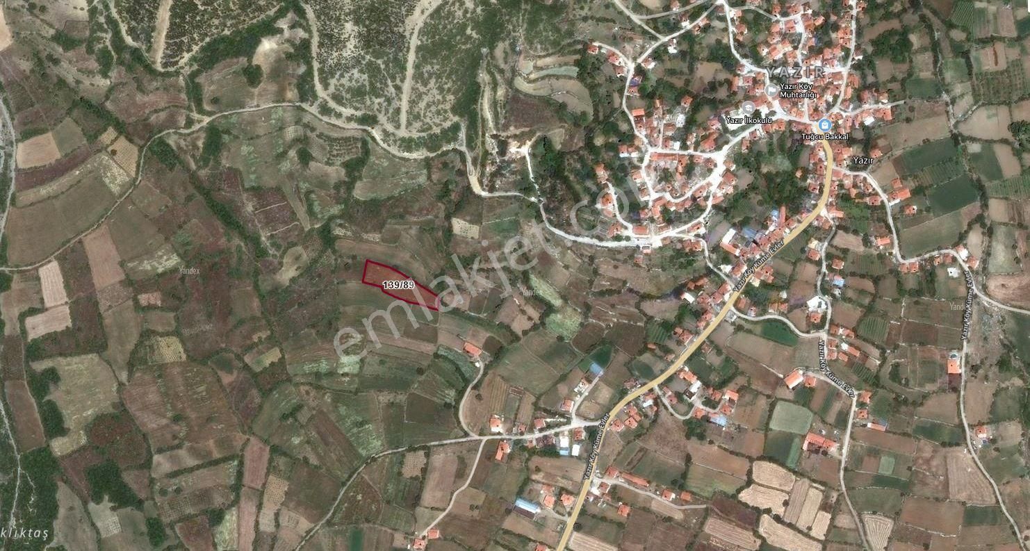 Asya Evim Emlaktan Ağlasun Yazır Köyün De Yerleşim Alanı Yakını Satılık Tarla - Görsel 4