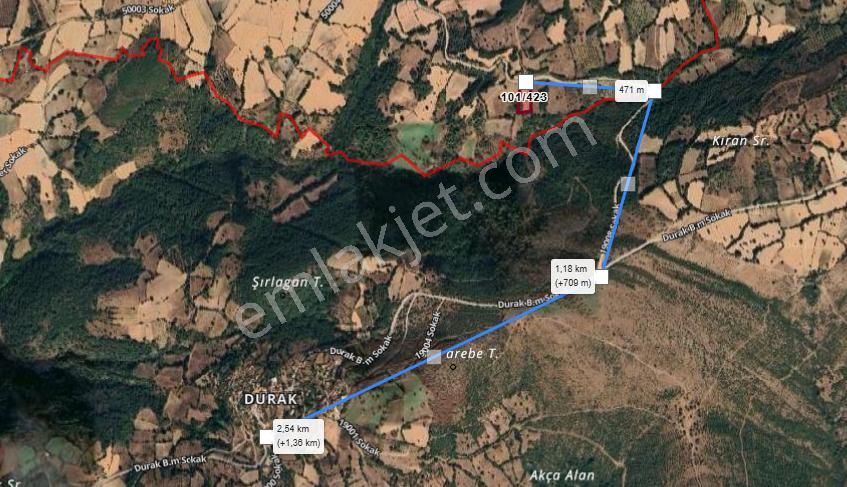 Balıkkesir Yatırım Fırsatı 4781 M2 Yola Cephe