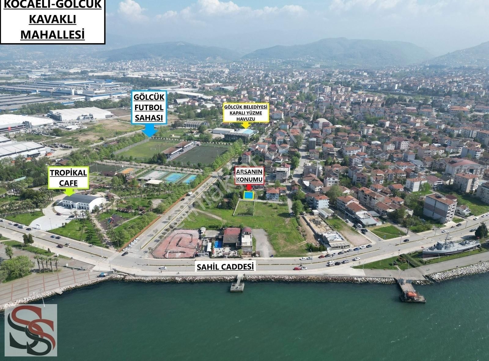 Gölcük Kavaklı'da Sahile 100 Metre Turizm İmarlı Butik Arsa