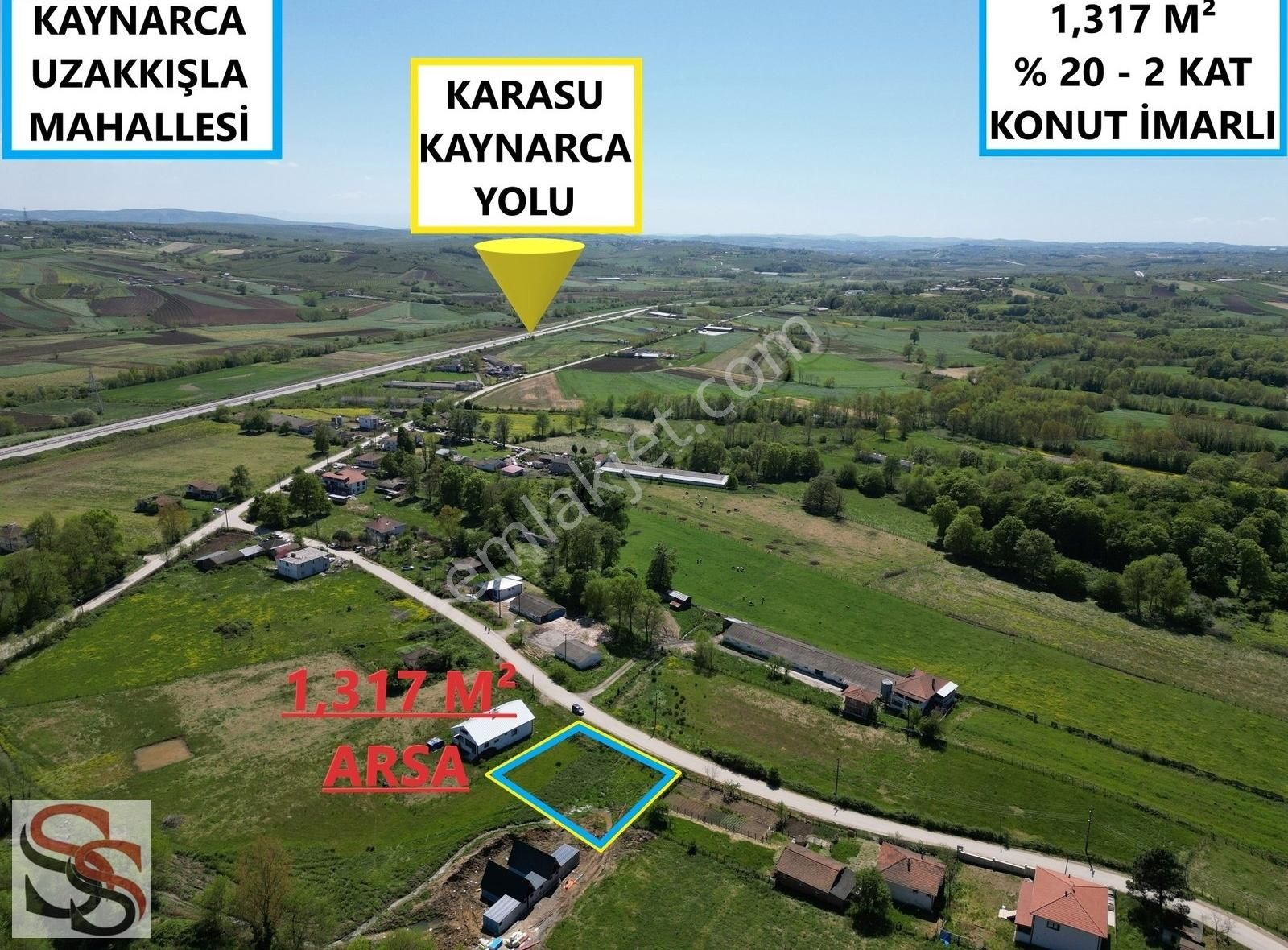 Kaynarca Uzakkışla Mahallesinde 1,317m² % 40 - 2 Kat İmarlı Arsa