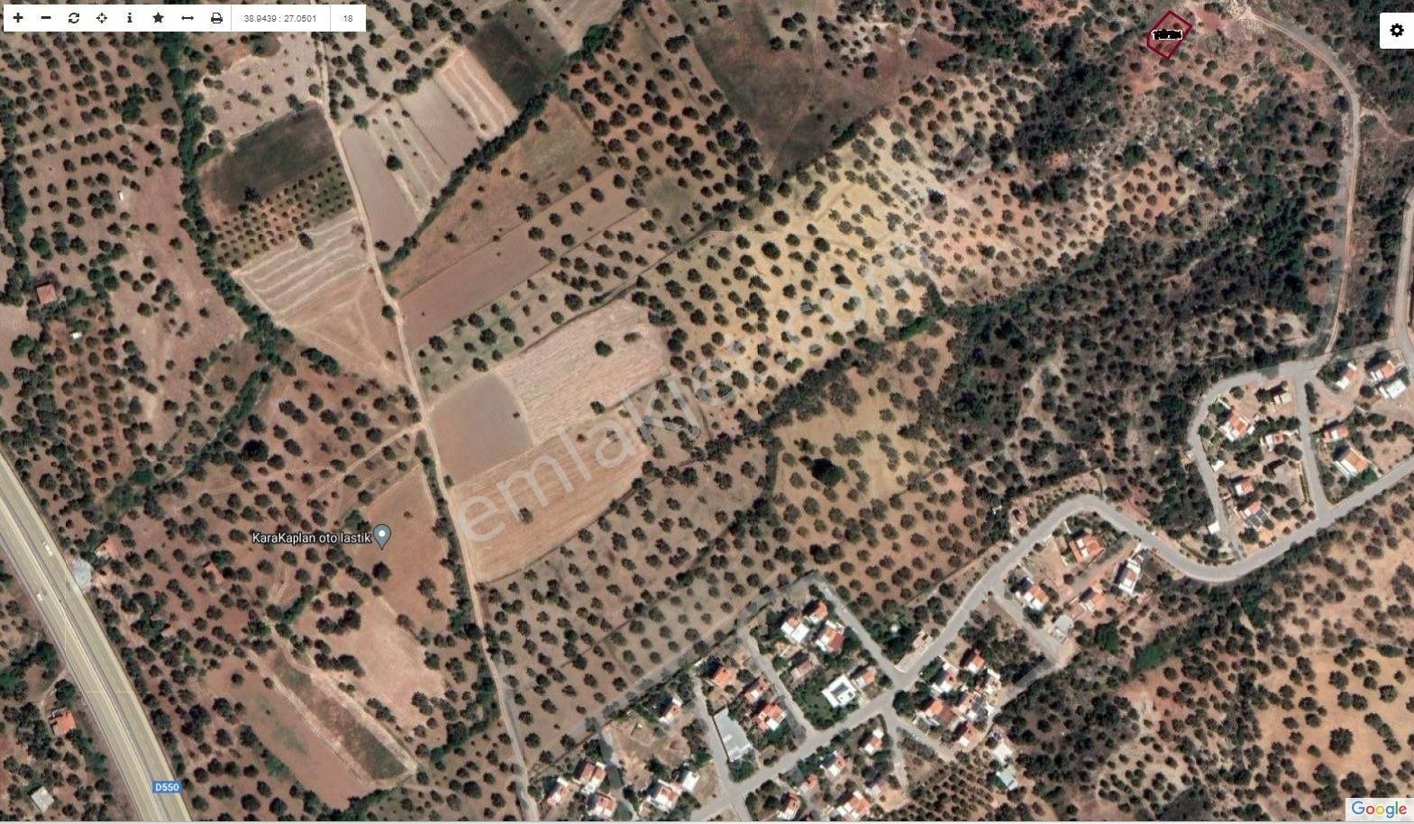 Çandarlı Yolu Mavikent Yanı Deniz Manzaralı Villa İmarlı 300m2 Arsa - Görsel 3