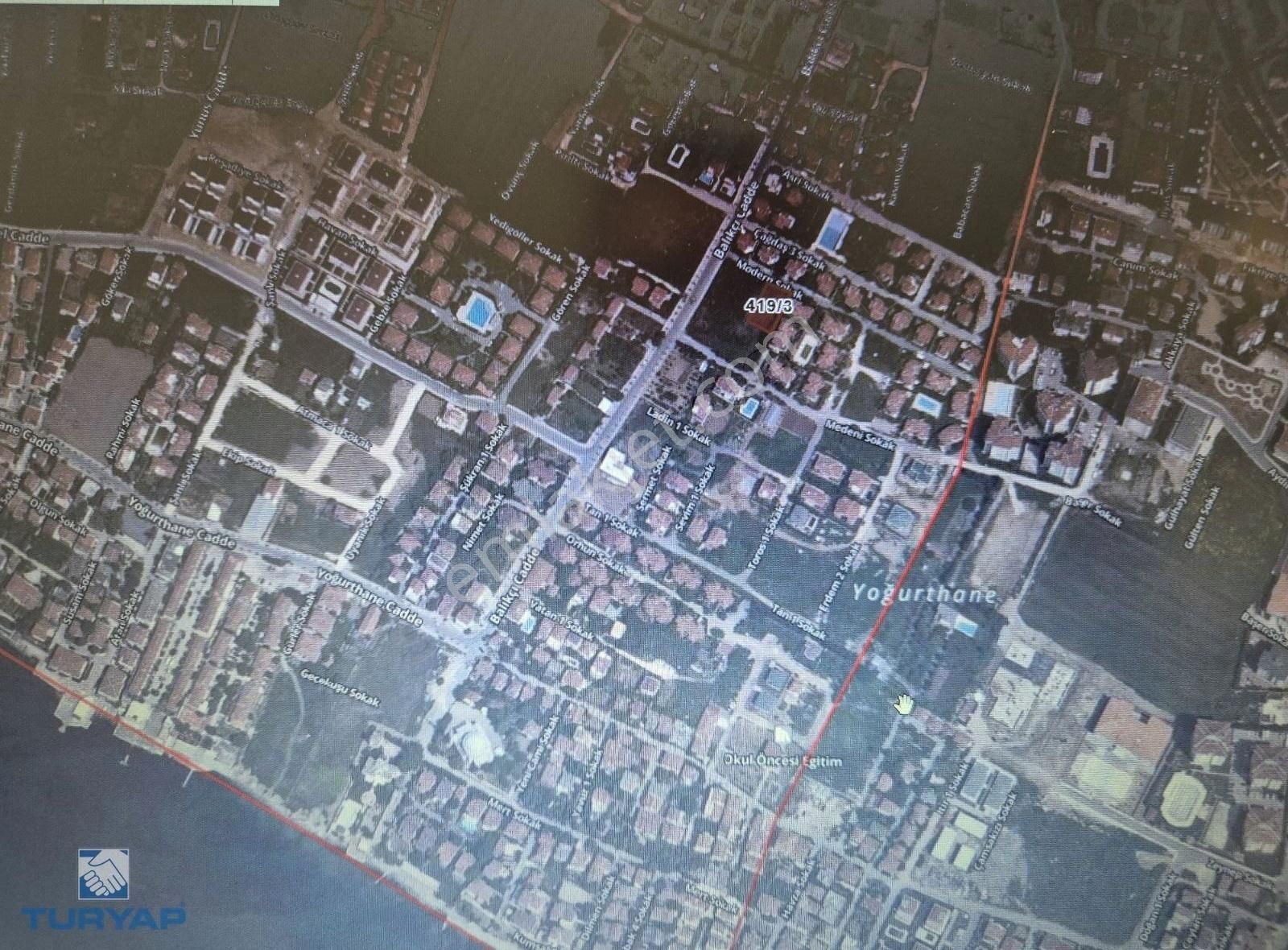 Turyap Buyukcekmece'den Guzelce Sahile Yakin 633m2 Villa İmarli