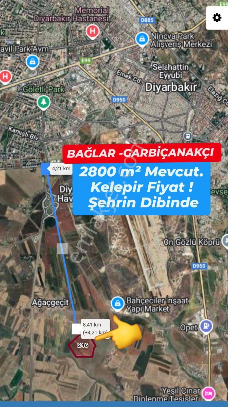 Şehrinin Dibinde Acil Satılık 2.800 M²