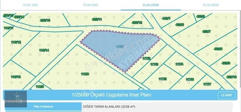 Kupon!derince Kaşıkçı Kadastro Yollu 3280m2 %5 İmarlı Parsel