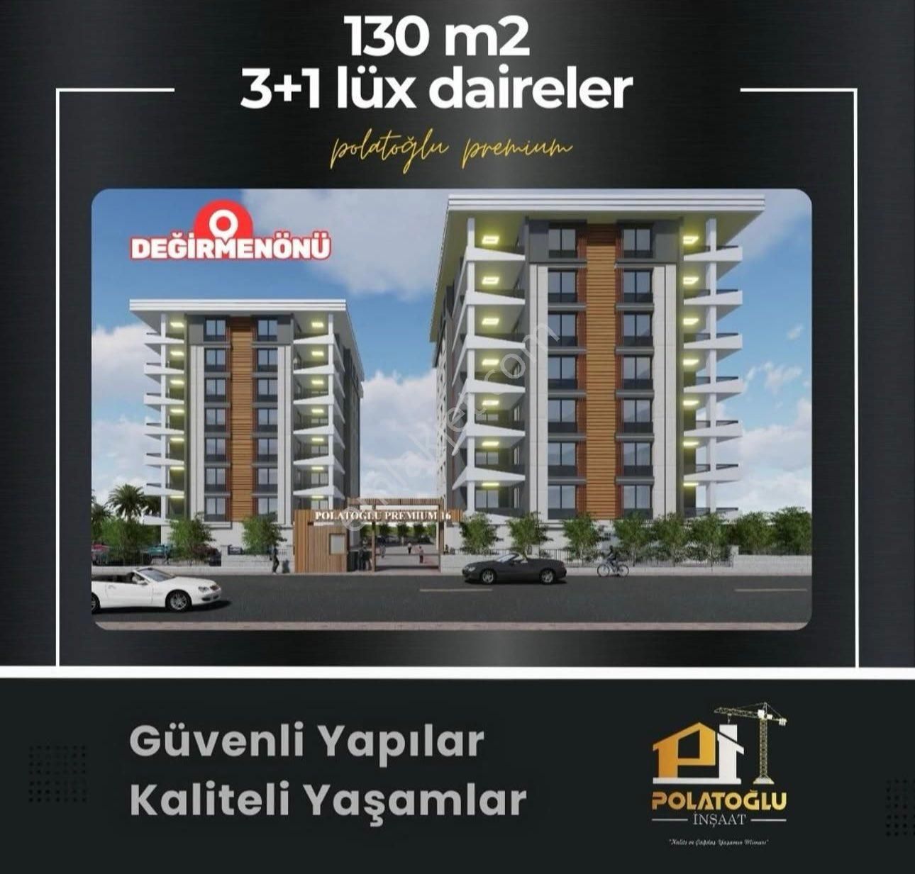 3+1 130m2 Değirmenönünde Sıfır Daire Fırsatı