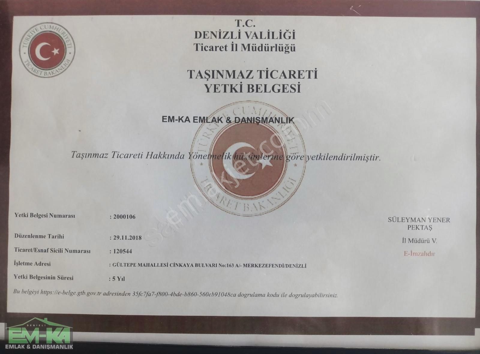 Em-ka Dan Yenişehir Yürüyüş Yolu 2 Villalılk Satılık Arsa