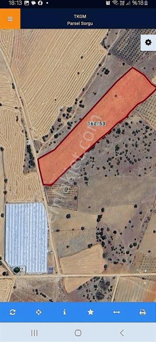 Tavas Karahisarda 21135 Metrekare Yatırımlık Arazi
