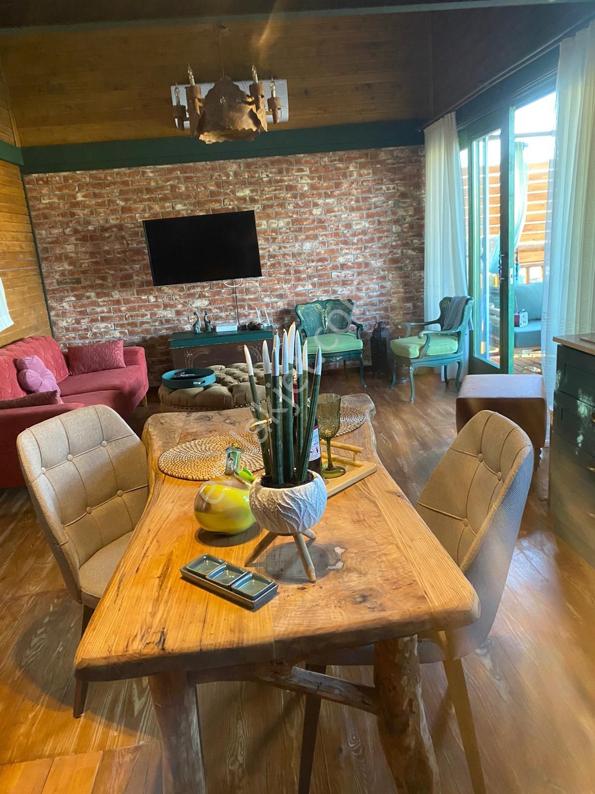 Datça Kızlan'da Kiralık Loft 1+1 Geniş Bahçeli Müstakil Ahşap Ev - Görsel 8