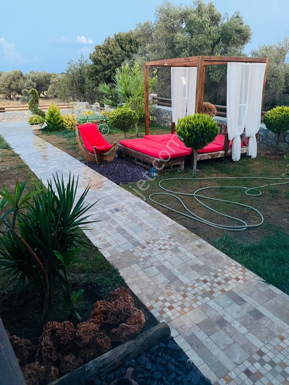 Datça Kızlan'da Kiralık Loft 1+1 Geniş Bahçeli Müstakil Ahşap Ev - Görsel 20