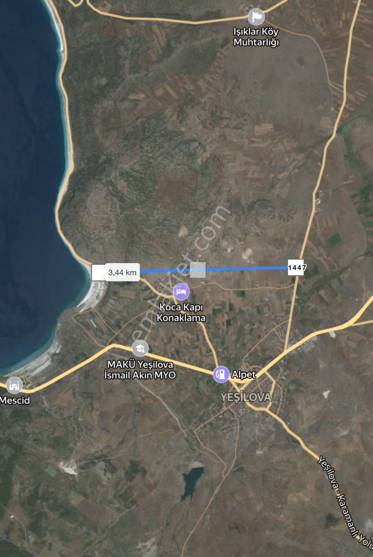 İki Emlak'tan Burdur'da Salda Gölü Yakını Satılık 2500 Mt. Tarla