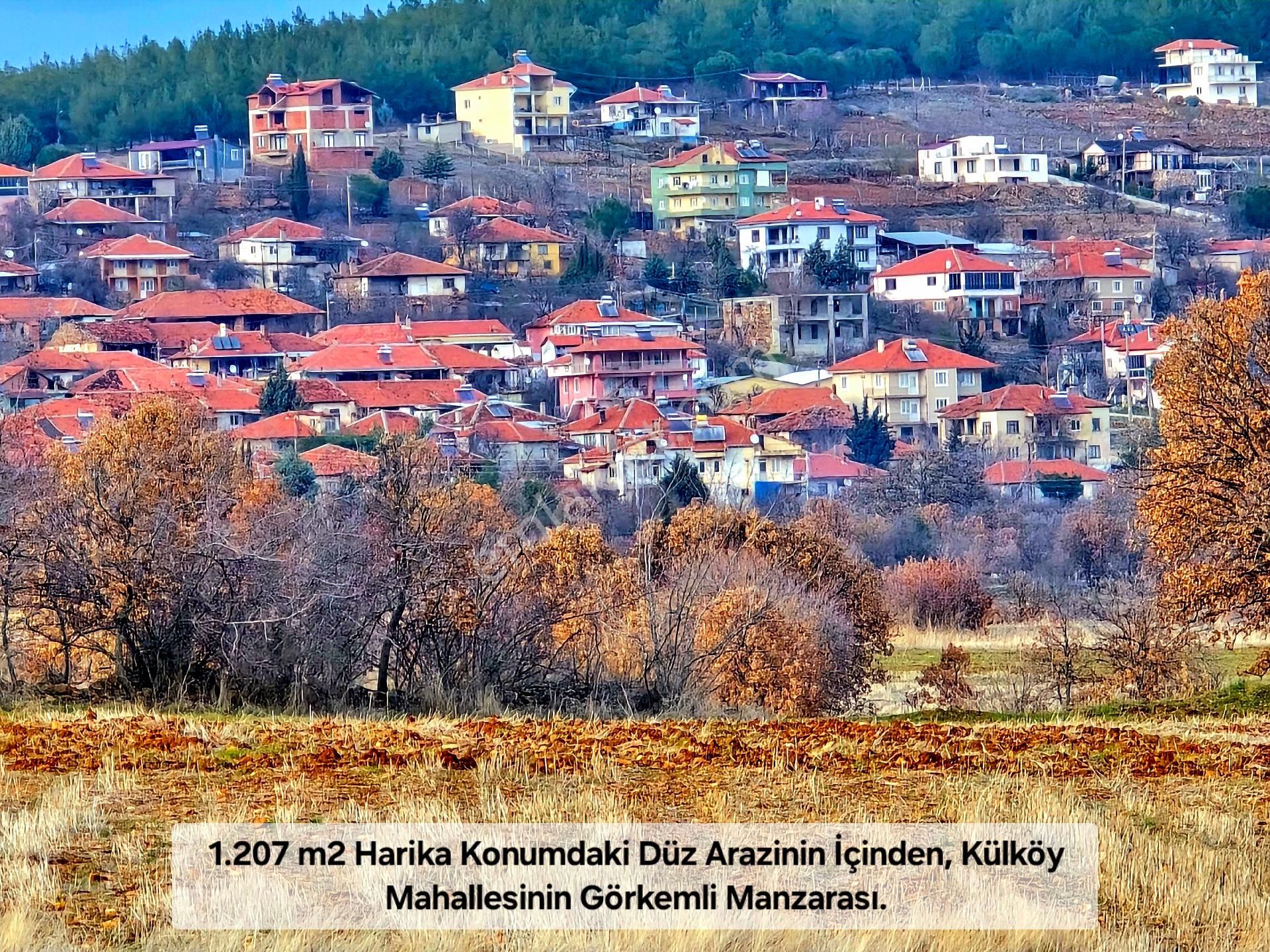 Uşak Karahallı Külköy'de Organize Sanayi Karşısı 1.207 M2 Manzaralı Tarla. Açıklamayı Okuyunuz