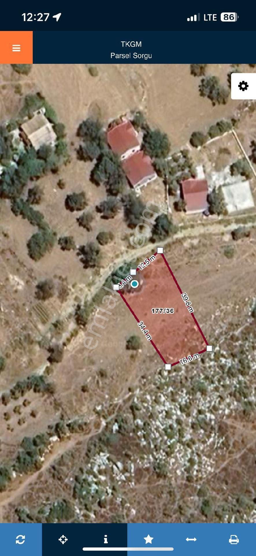 Marmaris Bozburunda Denize 400metre Uzaklığı Olan Satılık Kelepir Tarla