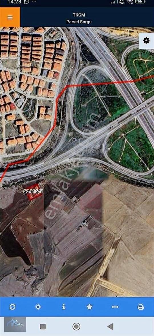 Marka Emlak'tan Kızılcada 609 M2 Satılık İmarlı Arsa Konum Süper