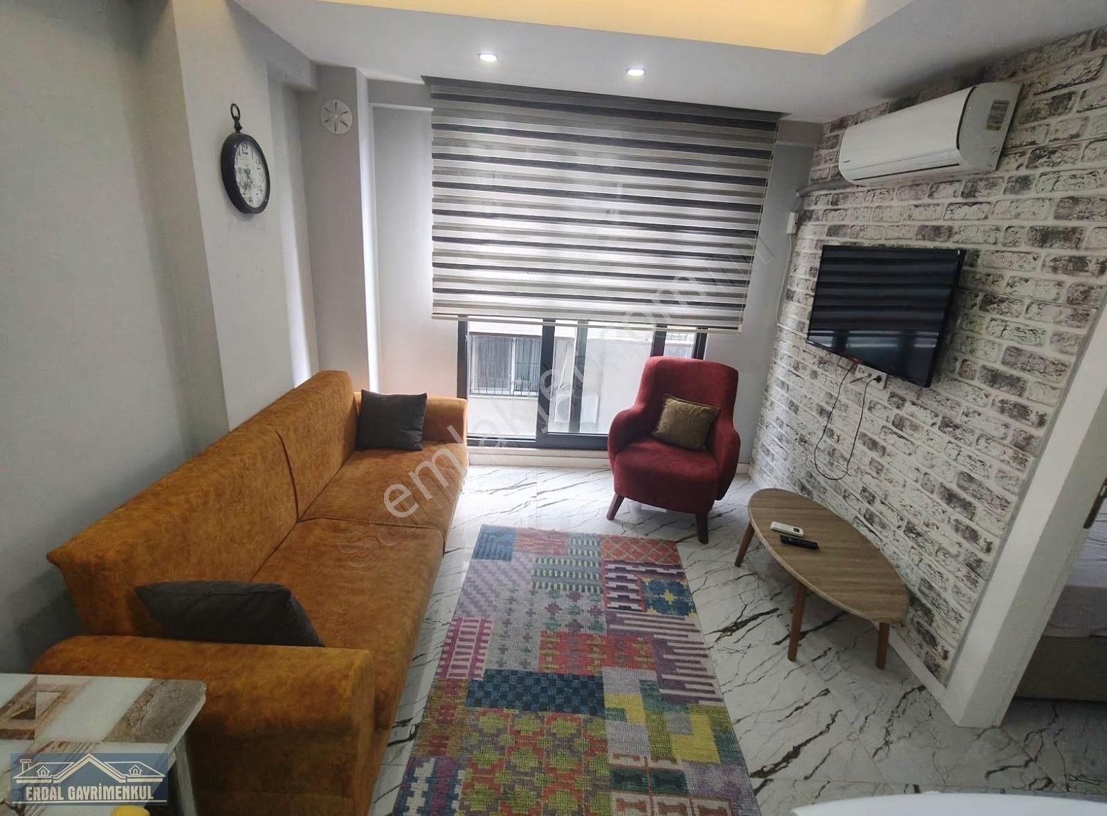 Akkonak Mah. Full Eşyalı Balkonlu Ara Kat Kiralık 1+1 Daire
