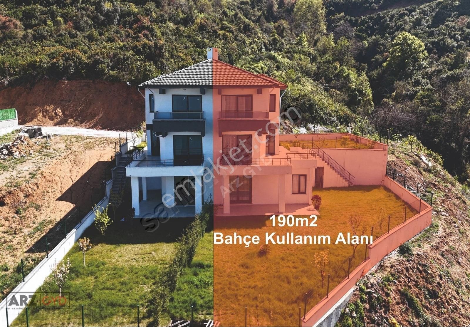 Arz Gyd - Eşsiz Panoramik Deniz Manzaralı Müstakil Bahçeli 4+2