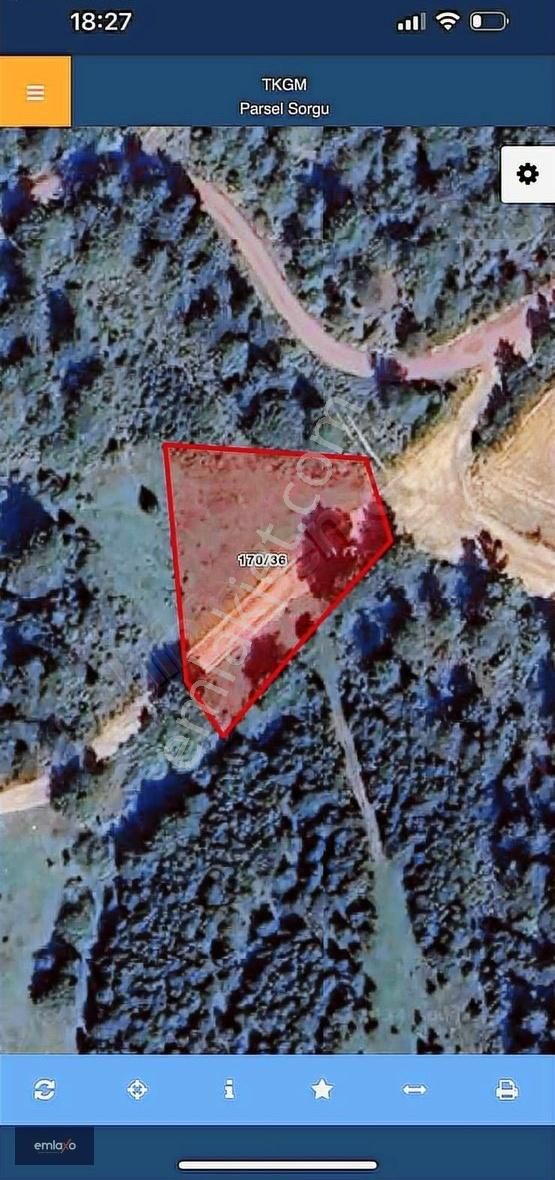 Emlaxo'dan Kütahya Aslanapa'da 1.127m2 Yollu Yatırımlık Arazi