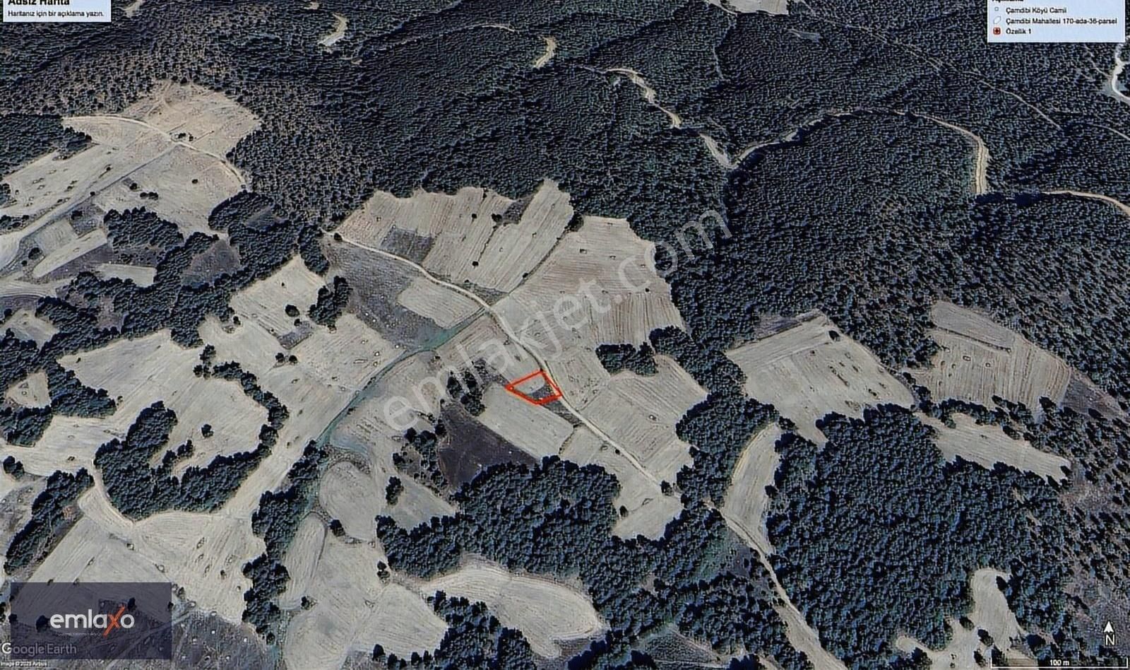 Emlaxo'dan Kütahya Aslanapa'da 1.148m2 Yollu Yatırımlık Arazi